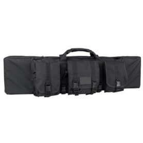 CONDOR OUTDOOR taška na pušku 90 cm se 3 kapsami ČERNÁ