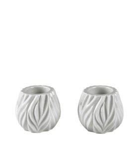 Morsø Stojánek na čajovou svíčku Flame (sada 2 ks) White