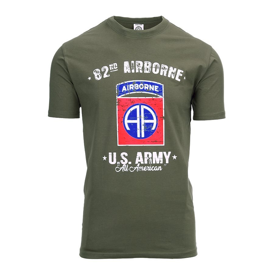 Triko 82nd AIRBORNE ZELENÉ vel. S