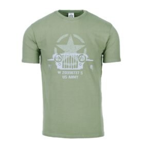 Triko maska JEEP WILLYS a spojenecká hvězda vel. XXL