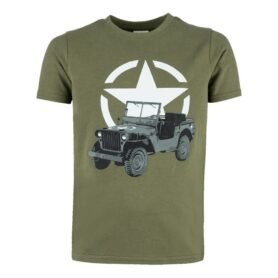 Triko dětské JEEP krátký rukáv vel. 98-104