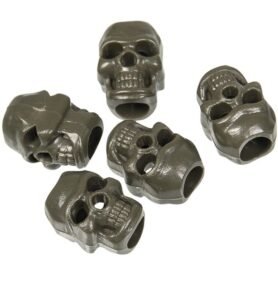 Korálek LEBKA plastový provlékací na šnůrku ZELENÁ