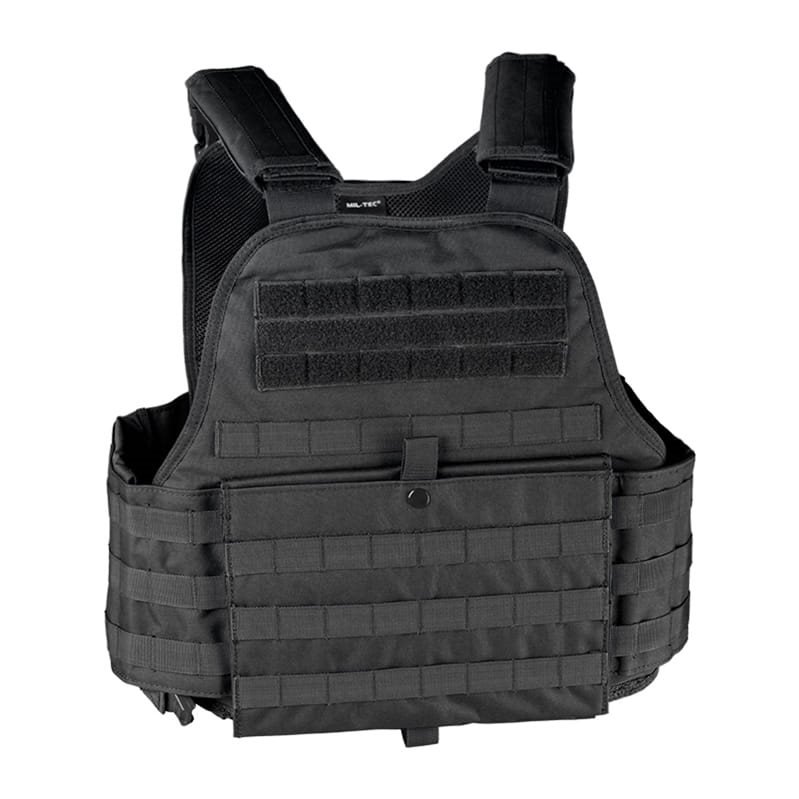 MIL-TEC vesta taktická MOLLE PLATE CARRIER ČERNÁ