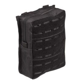MIL-TEC pouzdro velké vertikální LASER CUT MOLLE ČERNÉ