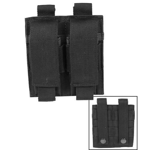 MIL-TEC pouzdro na 2 zásobníky ČERNÉ