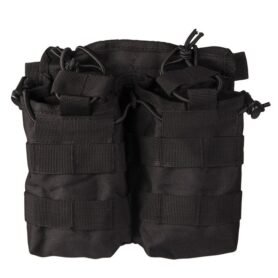 MIL-TEC sumka na zásobník otevřená dvojitá M4/M16 ČERNÁ