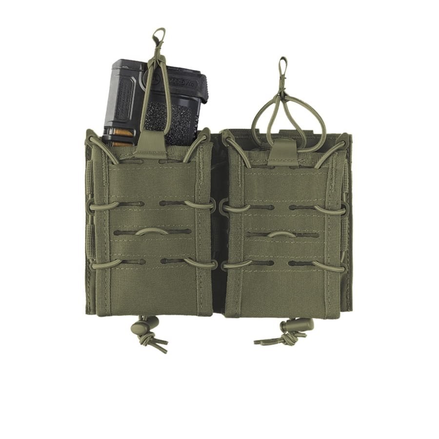 MIL-TEC sumka otevřená FLEX na 2x zásobník ZELENÁ