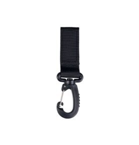 MIL-TEC popruh MODULAR 50mm s plastovou karabinkou ČERNÝ