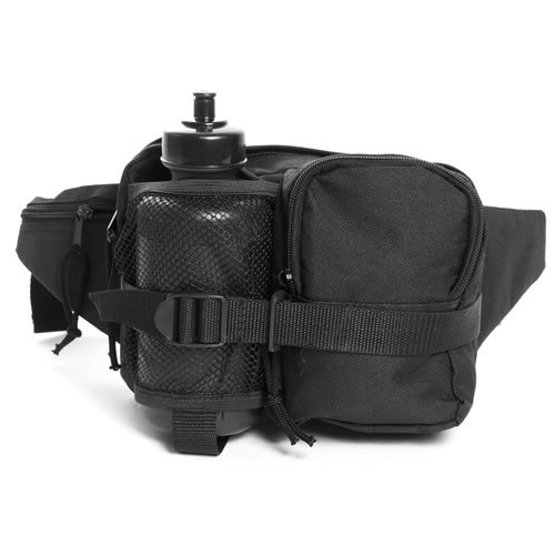 MIL-TEC ledvinka FLASCH s plastovou lahví ČERNÁ