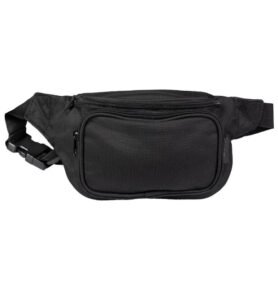 MIL-TEC ledvinka FANNY PACK dvě oddělení ČERNÁ