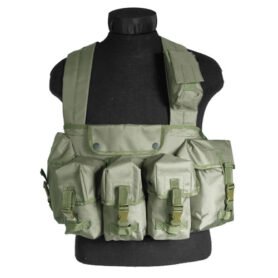 MIL-TEC vesta taktická CHEST RIG 6 kapes ZELENÁ