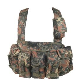 MIL-TEC vesta taktická CHEST RIG 6 kapes FLECKTARN