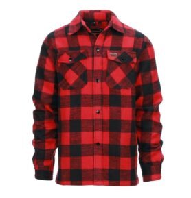 Košile DŘEVORUBECKÁ flanelová ČERVENOČERNÁ vel. 3XL