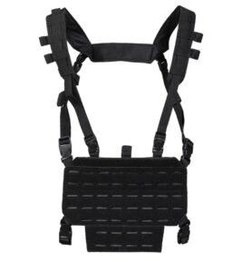 MIL-TEC vesta taktická lehká CHEST RIG s LASER panelem ČERNÁ