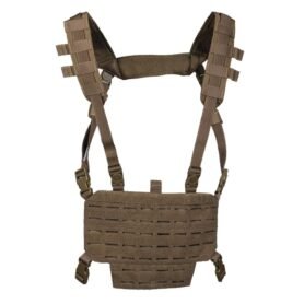 MIL-TEC vesta taktická lehká CHEST RIG s LASER panelem DARK COYOTE
