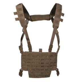 MIL-TEC vesta taktická lehká CHEST RIG s LASER panelem DARK COYOTE