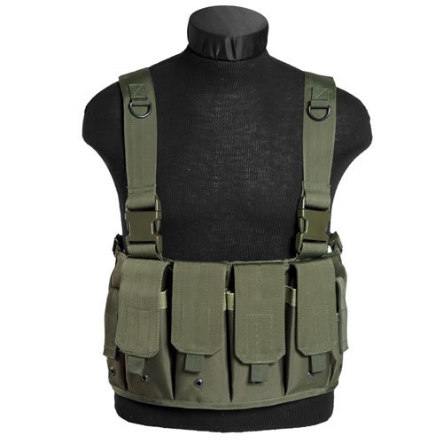 MIL-TEC vesta taktická MAG CHEST RIG ZELENÁ