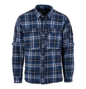 Košile flanelová CONTRACTOR kostkovaná MODRÁ vel. 3XL