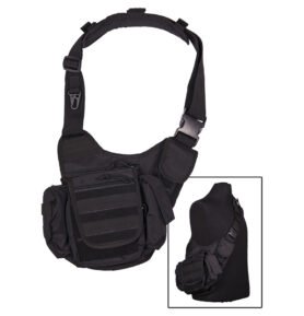 MIL-TEC taška přes rameno multifunkční MOLLE ČERNÁ