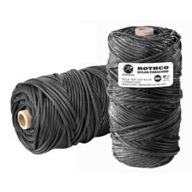 ROTHCO šňůra PARA 550' na cívce nylon ø 4 mm / 90 m ČERNÁ