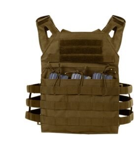 ROTHCO vesta MOLLE nosič plátů lehká COYOTE BROWN nadměrná velikost