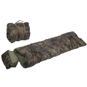 MIL-TEC spacák celorozepínací s podhlavníkem PILOT FLECKTARN +/- 0°C