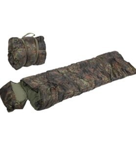 MIL-TEC spacák celorozepínací s podhlavníkem PILOT FLECKTARN +/- 0°C