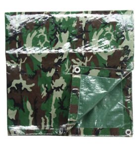 MIL-TEC plachta maskovaná ABDECK z folie PE vel.3x5m WOODLAND