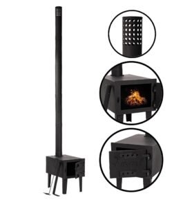 MIL-TEC kamna do stanu s komínkem malá