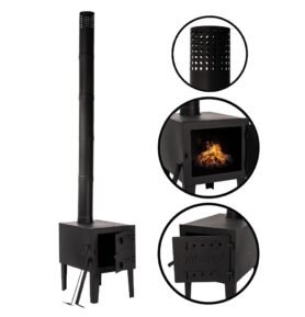 MIL-TEC kamna do stanu s komínkem