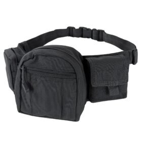 CONDOR OUTDOOR ledvinka FANNY PACK s opaskem ČERNÁ