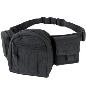 CONDOR OUTDOOR ledvinka FANNY PACK s opaskem ČERNÁ