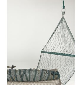 MIL-TEC síť houpací MATTE s plastovou vzpěrou ZELENÁ