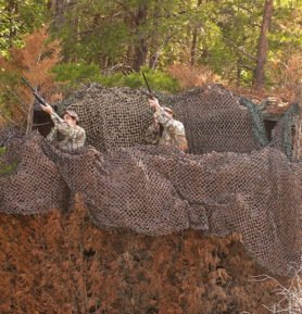 Camo Systems síť maskovací PRO BASIC plastová WOODLAND vel.2,4x3m