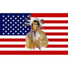 Vlajka AMERICAN INDIAN