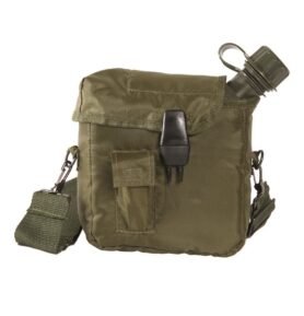 MIL-TEC láhev polní US 2L s obalem ZELENÁ