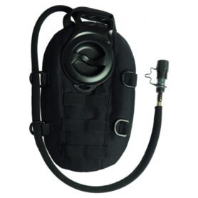 MIL-TEC batoh hydratační OVAL 1 L s popruhy ČERNÝ