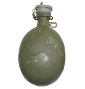 Láhev polní AČR/ČSLA hliníková bez obalu, plastová zátka