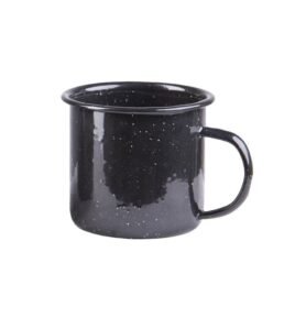 MIL-TEC hrnek WESTERN smaltovaný 350 ml ČERNÝ