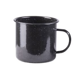 MIL-TEC hrnek WESTERN smaltovaný 680 ml ČERNÝ