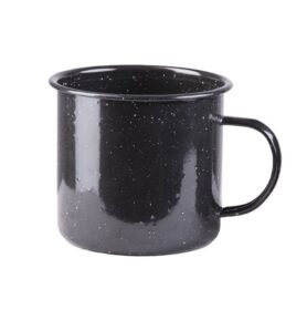 MIL-TEC hrnek WESTERN smaltovaný 680 ml ČERNÝ