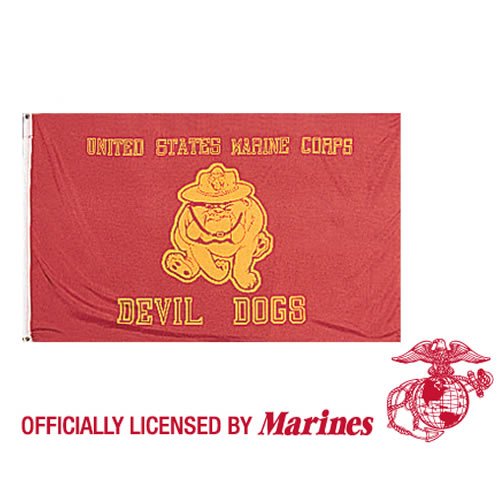 ROTHCO vlajka USMC DEVIL DOGS ČERVENÁ