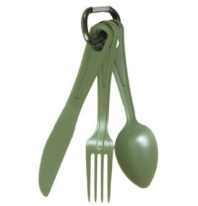 MIL-TEC příbor US LEXAN 3ks na karabině