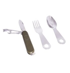 MIL-TEC příbor s kapesním multifunkčním nožem