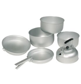 MIL-TEC nádobí ALU na vaření 3 dílná sada s konvicí