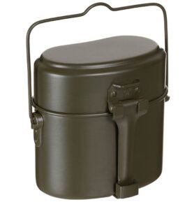 Bundeswehr nádobí jídelní /ledvina/ BW 3 KS ALU NOVÉ ZELENÉ