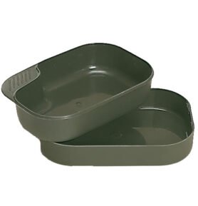 Nádobí jídelní WILDO® Camp-A-Box z umělé hmoty ZELENÉ