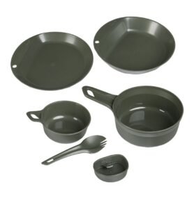 Nádobí jídelní WILDO® EXPLORER sada 6 dílů ZELENÉ