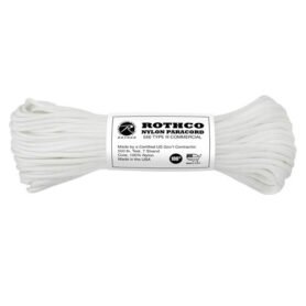 ROTHCO šňůra PARACORD nylon 550LB ø 4 mm / 30 m BÍLÁ