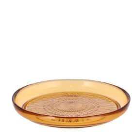 Bitz Skleněný dezertní talíř Kusintha 18 cm Amber